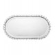Travessa 24,7x13x2 Cm Oval De Cristal Ecológico Coração